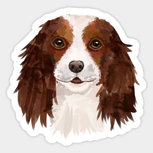 English Springer Spaniel Watercolor Delight - Original Artwork Sticker